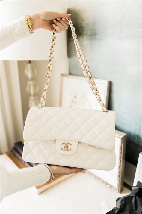 chanel white bag 2017|Chanel bags white color.